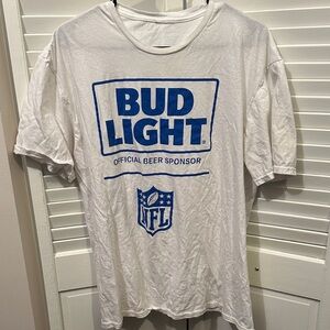 Bud Light NFL White T-Shirt